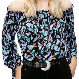 Free People Lexington Off-the-Shoulder Blouse